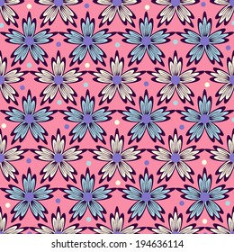 abstract vector floral illustration