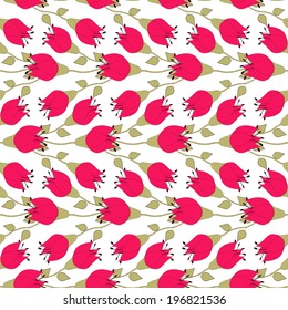 abstract vector floral illustration 