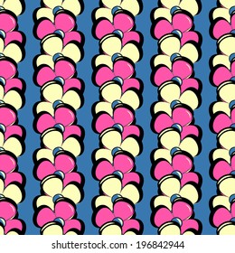 abstract vector floral illustration