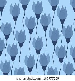 abstract vector floral illustration