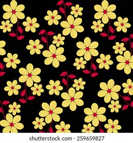 abstract vector floral illustration