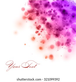 abstract vector floral illustration