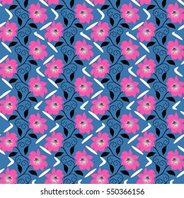 abstract vector floral illustration