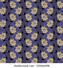 abstract vector floral illustration