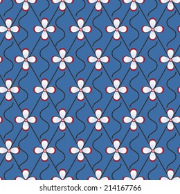 abstract vector floral illustration background