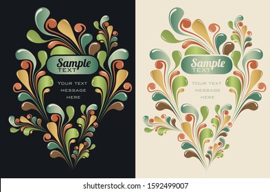 Abstract vector floral and ornamental style colorful beautiful background for celebration and any kind of nice design 