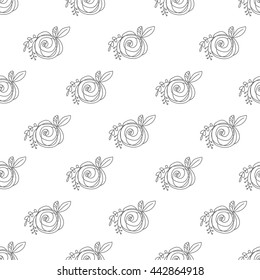 Abstract vector floral ornament.Vintage ornament background.Seamless pattern can be used for wallpapers, web page background, wrapping papers, surface textures.