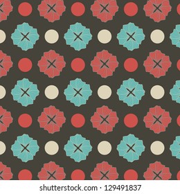 abstract vector floral pattern background