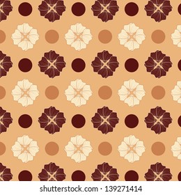 abstract vector floral pattern background