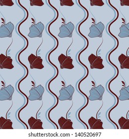 abstract vector floral pattern background