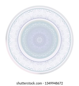 Abstract Vector Floral Pattern. Mandala Ornament. For Modern Interiors Design, Wallpaper, Textile Industry.