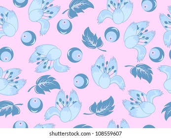 abstract vector floral pattern seamless