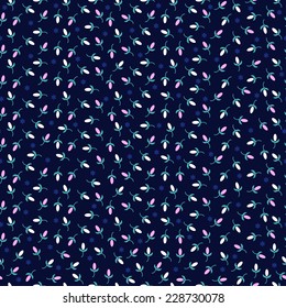 abstract vector floral seamless background