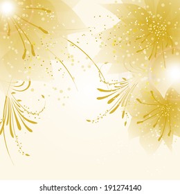 abstract vector flower background 