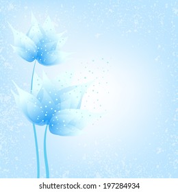 abstract vector flower background 
