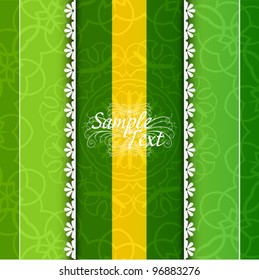 Abstract vector flower background