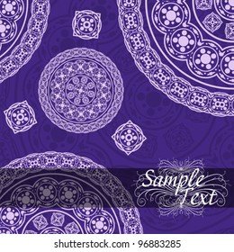 Abstract vector flower background