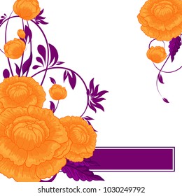 Abstract vector flower background. Flower invitation, save the date card template, abstract elegant pattern vector design editable. Floral design