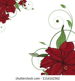 Abstract vector flower background. Flower invitation, save the date card template, abstract elegant pattern vector design editable. Floral design