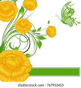 Abstract vector flower background. Flower invitation, save the date card template, abstract elegant pattern vector design editable. Floral design