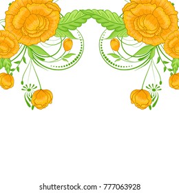 Abstract vector flower background. Flower invitation, save the date card template, abstract elegant pattern vector design editable. Floral design