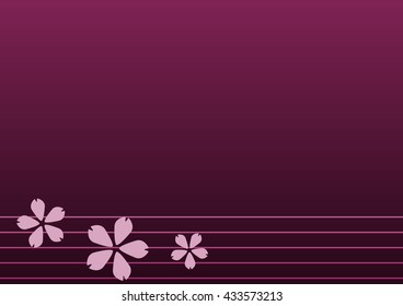 abstract vector flower label
