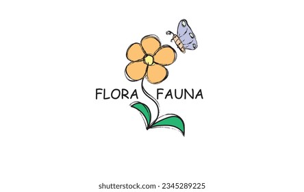 Abstract vector flower logo icon template.