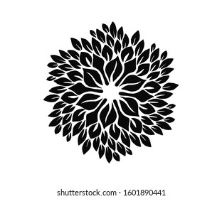 
Abstract vector flowers, for decorative design elements. suitable also for natural and modern themed logos.