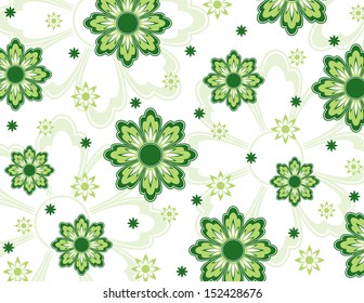 Abstract Vector Flowers. Floral Design.