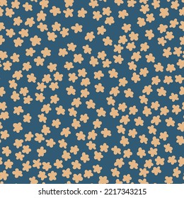 Flores vectoriales abstractas en colores de tendencia