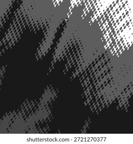 Abstract vector flowing wide wallpaper background. Biological mutation, microscopic virus, dotted particles shape, nano technology. Abstract flowing wide wallpaper background.