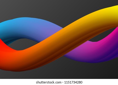 Abstract vector fluid background with liquid shape. Vector illustration