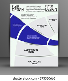 abstract Vector Flyer Design - Business