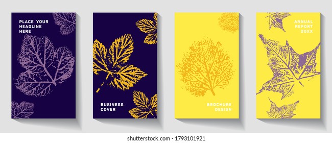 Abstract vector flyer template. Universal abstract layouts. Hipster contemporary design.