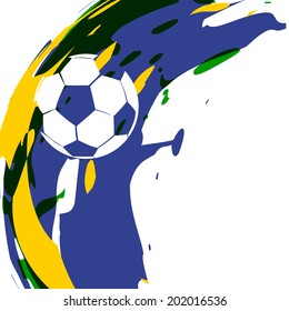 abstract vector football design art