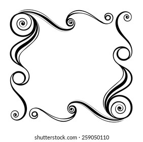 Abstract vector frame