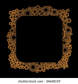 abstract vector frame