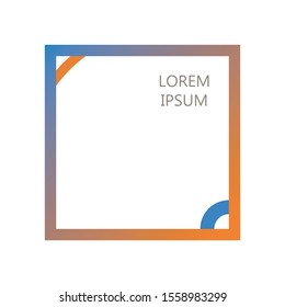 Abstract vector frames for internet stories set.
