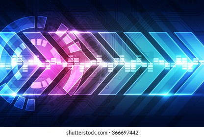 abstract vector future speed technology background, illustration