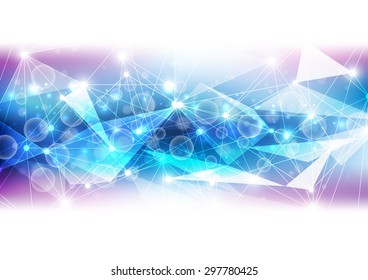 abstract vector future technology background illustration