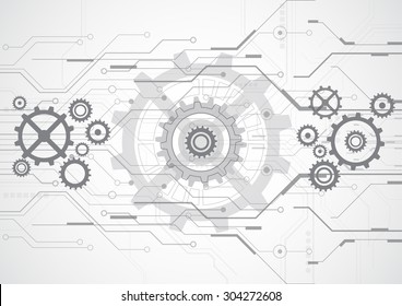 abstract vector future technology background illustration