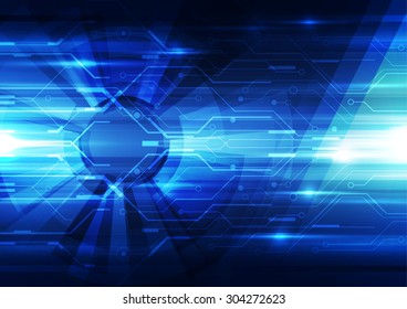 abstract vector future technology background illustration