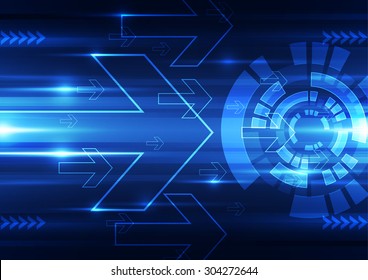 abstract vector future technology speed background illustration