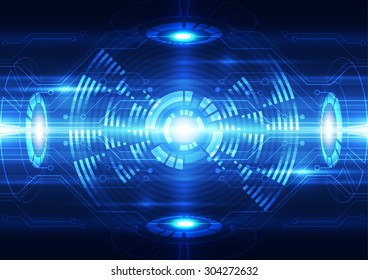 abstract vector future technology telecom background illustration