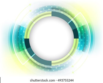 Abstract vector futuristic background with place for your content. 