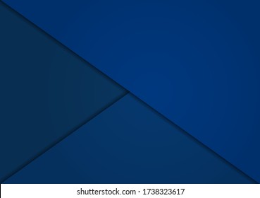 Abstract vector futuristic background in shades of blue. The shapes overlap each other.
