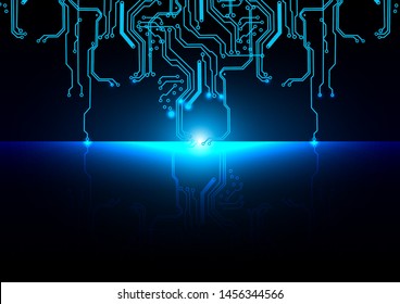 abstract vector futuristic circuit board. Electronic motherboard. illustration vector design 