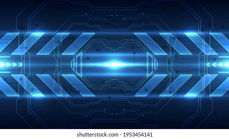 Abstract vector  futuristic connection high speed digital technology concept. background illustration