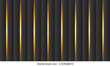 Abstract vector futuristic dark background with light rays.