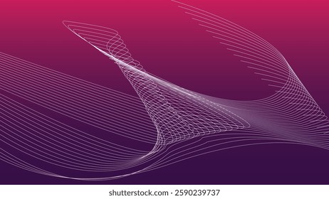 Abstract vector futuristic technology modern line background